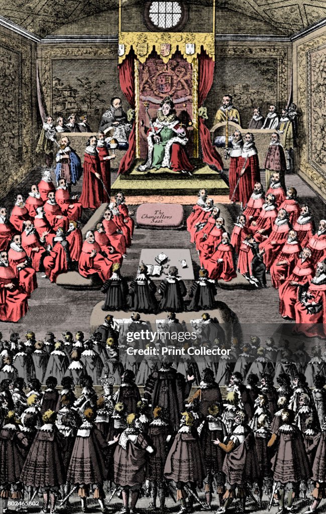 Queen Elizabeth I In Parliament 16th Century (C1902-1905)