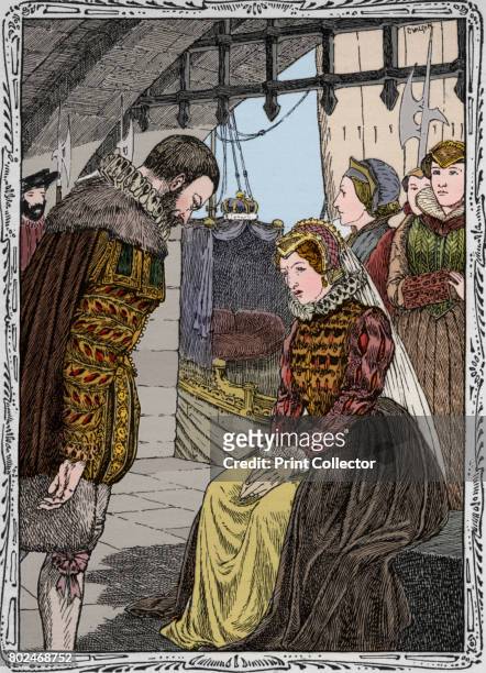 Elizabeth at Traitor's Gate. Princess Elizabeth later Queen Elizabeth I was imprisoned from 18th March to 22nd May 1554 for an alleged plot against...