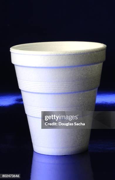 single use disposable polystyrene foam cup - cezve stock pictures, royalty-free photos & images