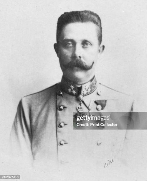 Francois Ferdinand', c1893. , Franz Ferdinand Carl Ludwig Joseph Maria, Archduke of Austria. Franz Ferdinand and his wife were killed in Sarajevo,...