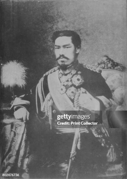 Mutsuhito', c1893. Mutsuhito , Emperor of Japan. From the 2e collection [Felix Potin, c1893]. Artist Unknown..