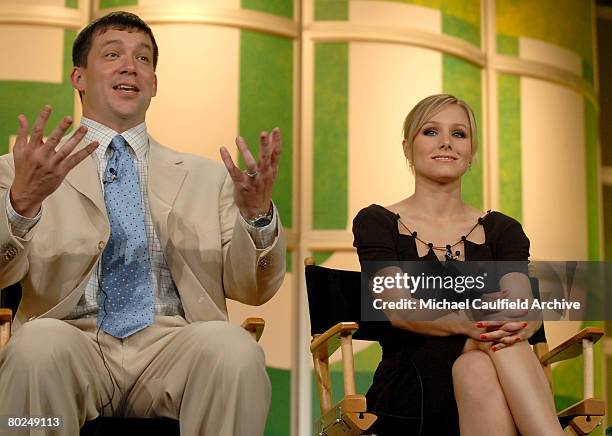 Rob Thomas, executive producer and Kristen Bell of "Veronica Mars"