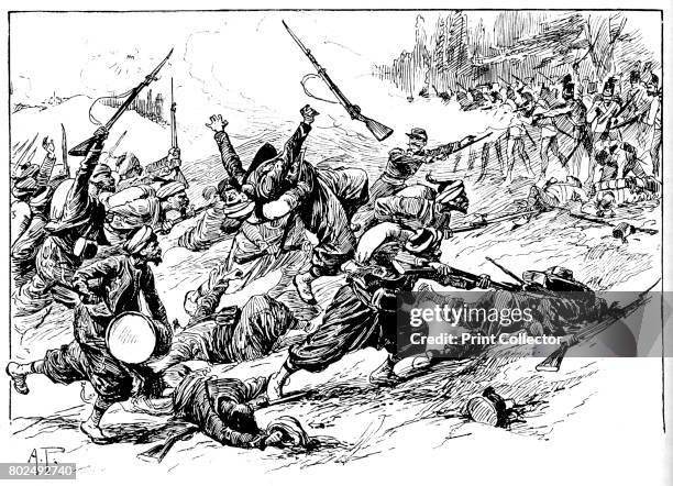 Rushing With Horrid Yells They Seized The Hill, 1902. The Battle of Solferino was fought during the Second Italian War of Independence. It was a...