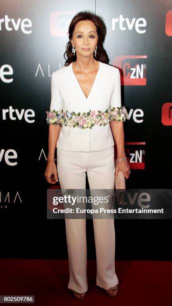 Isabel Preysler attends 'Corazon' TV Programme 20th Anniversary at Alma club on June 27, 2017 in Madrid, Spain.