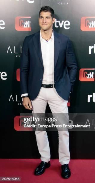 Julian Contreras attends 'Corazon' TV Programme 20th Anniversary at Alma club on June 27, 2017 in Madrid, Spain.