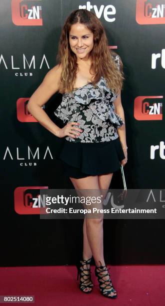 Monica Hoyos attends 'Corazon' TV Programme 20th Anniversary at Alma club on June 27, 2017 in Madrid, Spain.