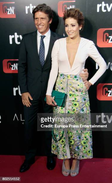 Manuel Diaz 'El Cordobes' and wife Virginia Troconis attend 'Corazon' TV Programme 20th Anniversary at Alma club on June 27, 2017 in Madrid, Spain.