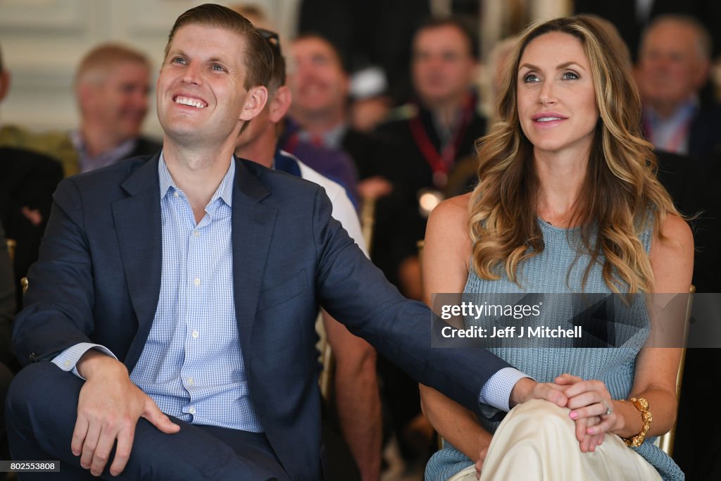 Eric Trump Opens Second Course At Turnberry