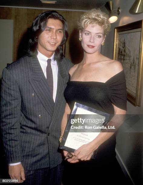 Actor Lou Diamond Phillips and Kelly McGillis attend the Los Angeles Cahpter of the National Organization for Women's Courage Awards Gala Honoring...