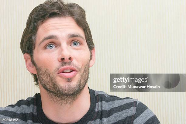 Actor James Marsden at the Beverly Hilton Hotel in Beverly Hills, California on November 4th, 2007. Reproduction by American tabloids is absolutely...