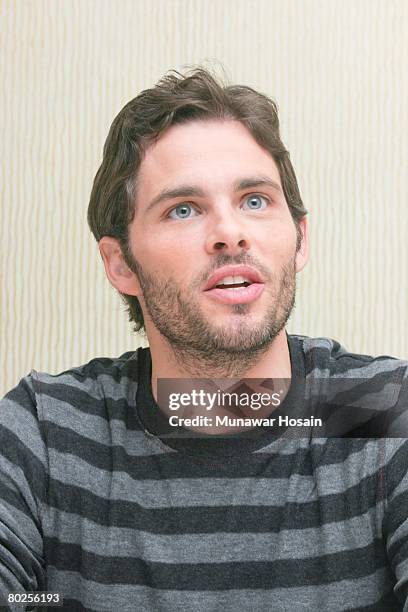 Actor James Marsden at the Beverly Hilton Hotel in Beverly Hills, California on November 4th, 2007. Reproduction by American tabloids is absolutely...