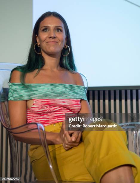 Margherita Maccapani Missoni attends a 'Fashion Tribute' award ceremony dedicated to Angela Missoni and held at the Recinte Modernista de Sant Pau on...