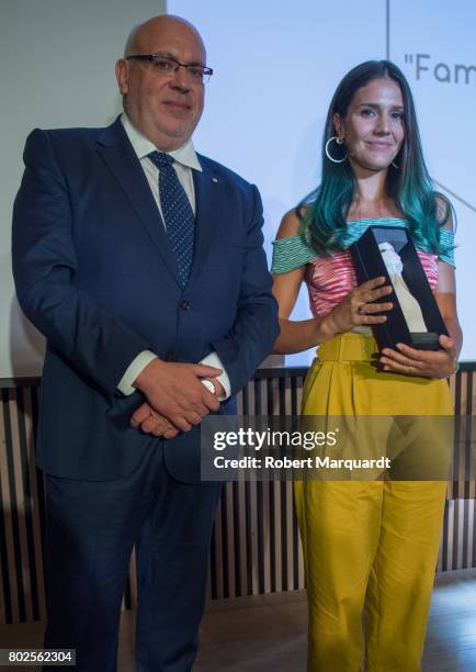 Margherita Maccapani Missoni attends a 'Fashion Tribute' award ceremony dedicated to Angela Missoni and held at the Recinte Modernista de Sant Pau on...