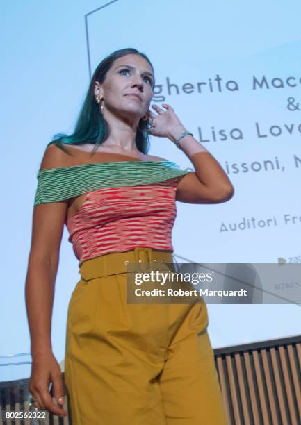 Margherita Maccapani Missoni attends a 'Fashion Tribute' award ceremony dedicated to Angela Missoni and held at the Recinte Modernista de Sant Pau on...
