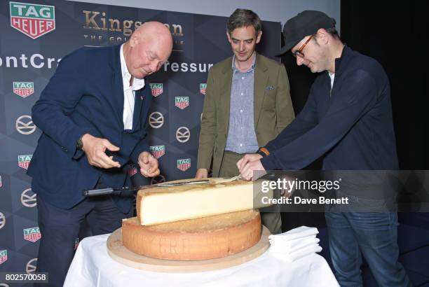 Jean-Claude Biver, TAG Heuer CEO and President of the LVMH Watch Division, Toby Bateman, Managing Director of Mr Porter, and director Matthew Vaughn...