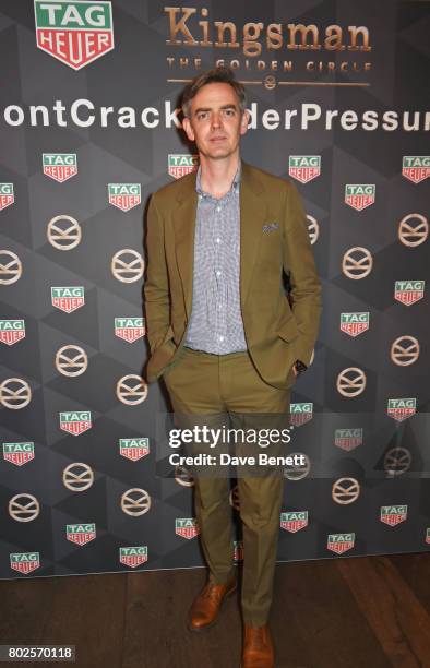 Toby Bateman, Managing Director at Mr Porter, attends the TAG Heuer Connected Modular 45 Kingsman Special Edition launch at the Ham Yard Hotel on...