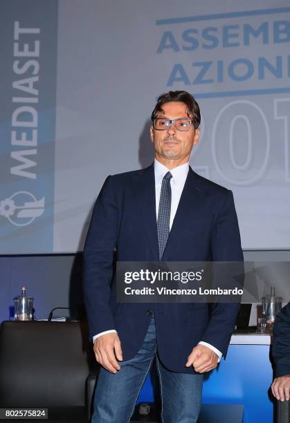 Pier Silvio Berlusconi attends the Mediaset Stakeholders Meeting on June 28, 2017 in Milan, Italy.