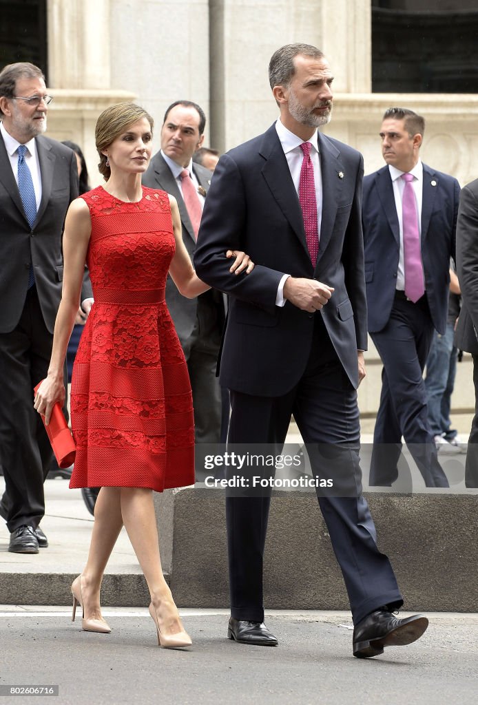 Spanish Royals Commemorate First Democracy Election