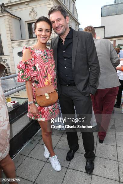 Janina Uhse and Dieter Bach during the Bavaria Film reception during the Munich Film Festival 2017 at Kuenstlerhaus am Lenbachplatz on June 27, 2017...