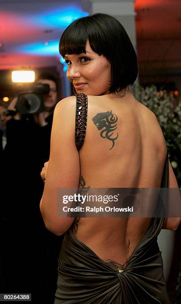 Franziska van Almsick attends the Gala Spa Awards 2008 on March 15, 2008 in Baden-Baden, Germany.