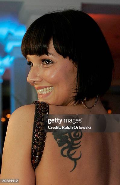 Franziska van Almsick attends the Gala Spa Awards 2008 on March 15, 2008 in Baden-Baden, Germany.