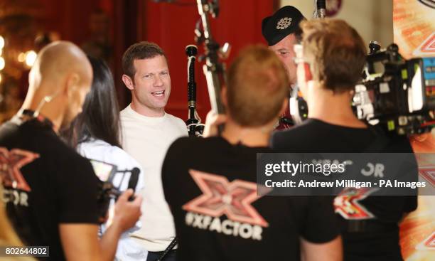 Dermot O'Leary during the auditions for the ITV1 talent show, The X Factor at the Assembly Rooms, Edinburgh.
