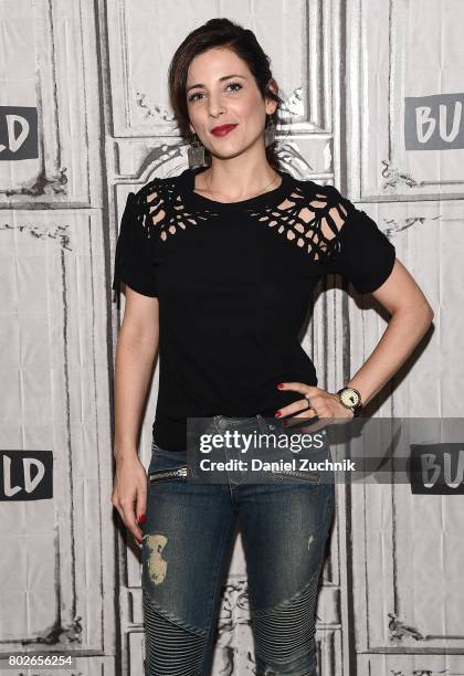 Lucie Pohl attends the Build Series to discuss her one woman show 'Hi Hitler' at Build Studio on June 28, 2017 in New York City.