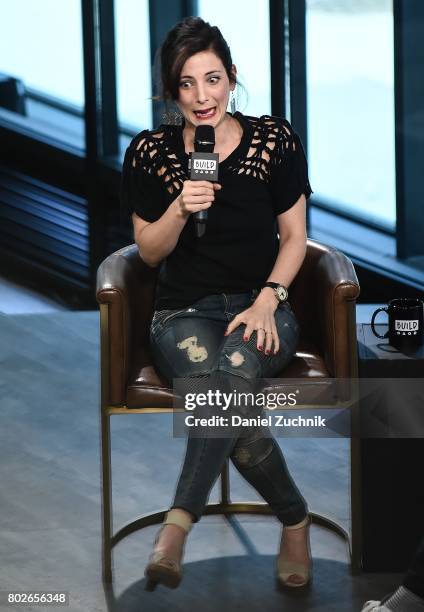Lucie Pohl attends the Build Series to discuss her one woman show 'Hi Hitler' at Build Studio on June 28, 2017 in New York City.