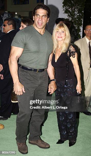 Lou Ferrigno and wife Carla