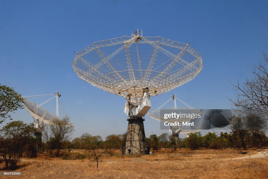 Giant Metrewave Radio Telescope Near Pune