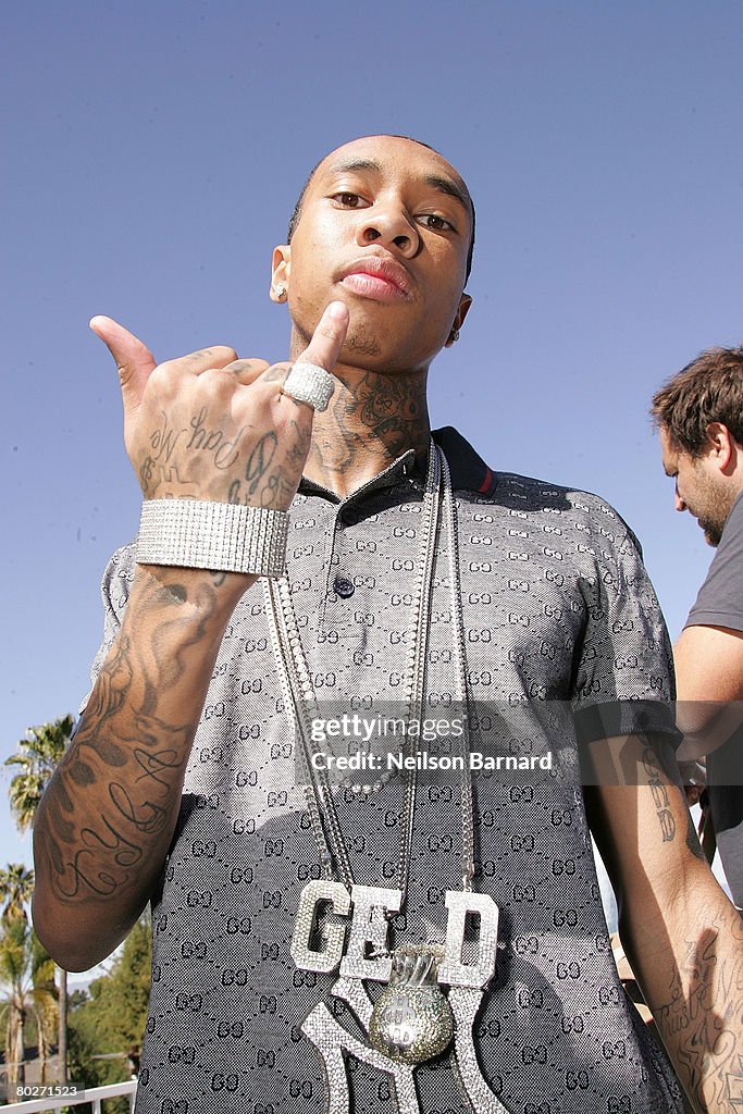 Tyga "Coconut Juice" Video Shoot