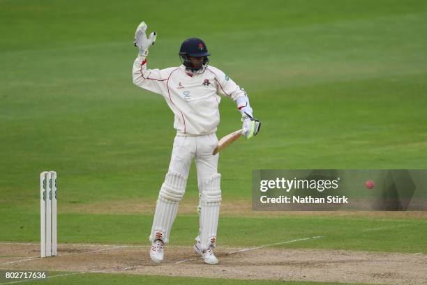 Haseeb Hameed of Lancashire batting during the Specsavers County Championship Division One match between Warwickshire and Lancashire at Edgbaston on...