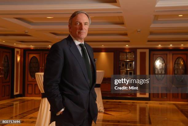 Mark Henderson, Deputy Chairman of Gieves and Hawkes, photographed during an interview on the sidelines of the Mint Luxury Conference in Mumbai.