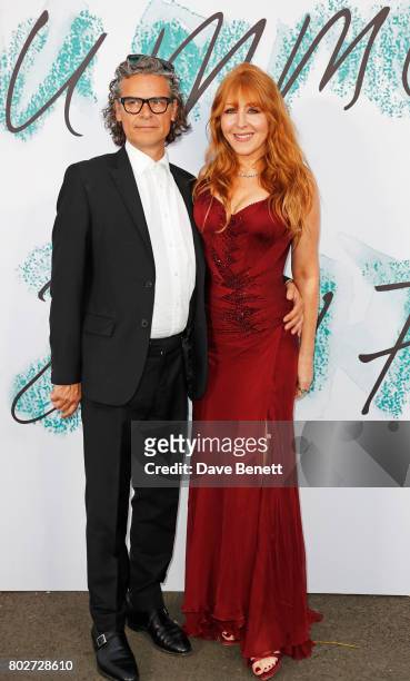 George Waud and Charlotte Tilbury attend The Serpentine Galleries Summer Party at The Serpentine Gallery on June 28, 2017 in London, England.