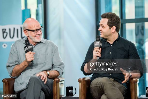 Frank Oz and Derek DelGaudio discuss "In & Of Itself" with the build series at Build Studio on June 28, 2017 in New York City.