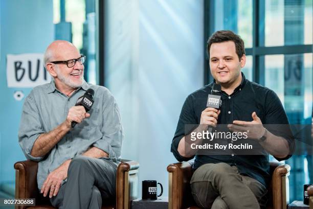 Frank Oz and Derek DelGaudio discuss "In & Of Itself" with the build series at Build Studio on June 28, 2017 in New York City.