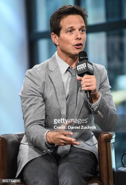 Scott Wolf attends the Build Series to discuss his show 'The Night Shift' at Build Studio on June 28, 2017 in New York City.