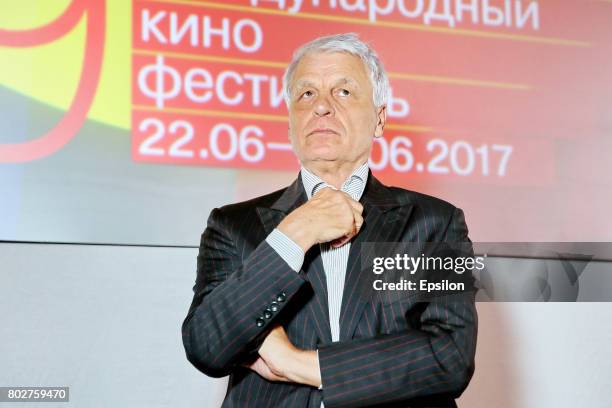 Director Michele Placido attends a 39th Moscow International Film Festival at Oktyabr Cinema on June 28, 2017 in Moscow, Russia.