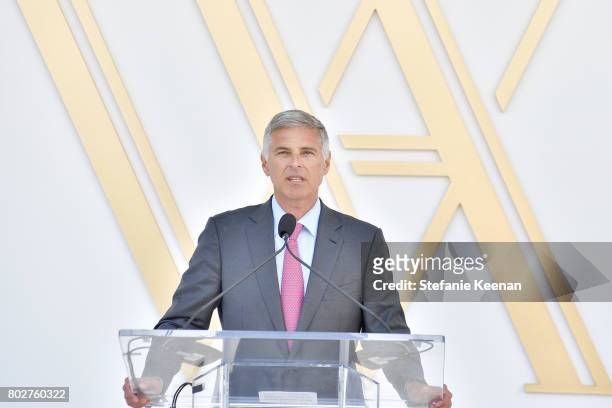 Chris Nassetta speaks onstage during Waldorf Astoria Beverly Hills Grand Opening Celebration on June 28, 2017 in Beverly Hills, California.