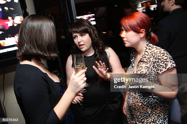 Guests attend The 80th Annual Academy Awards - Variety's New York Oscar Viewing Party at the W Hotel Court on February 24, 2008 in New York City.