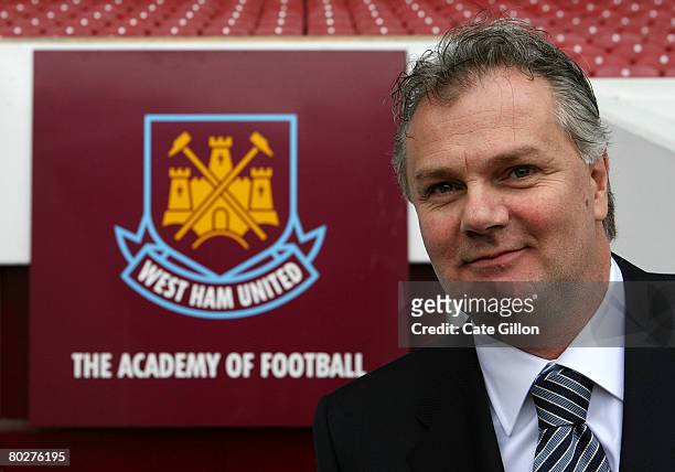March 17: Gianluca Nani is announced as the new West Ham United Technical Director during a photocall at Upton Park on March 17, 2008 in London,...