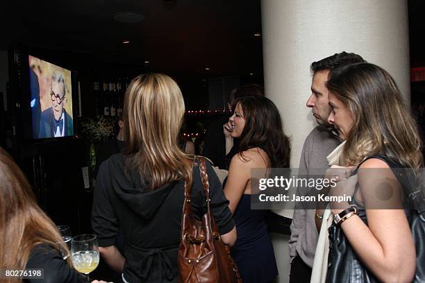 Guests attend The 80th Annual Academy Awards - Variety's New York Oscar Viewing Party at the W Hotel Court on February 24, 2008 in New York City.