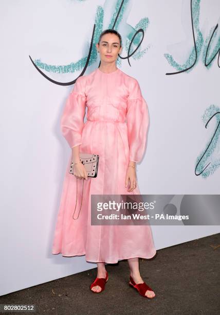 Erin O'Connor attending the Serpentine Summer Party 2017, presented by the Serpentine and Chanel, held at the Serpentine Galleries Pavilion, in...