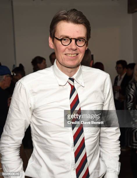 Andrew Bolron attends The Art Of Curating Fashion with Andrew Bolton presented by Sarabande: The Lee Alexander McQueen Foundation on June 28, 2017 in...