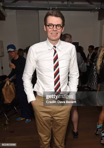 Andrew Bolron attends The Art Of Curating Fashion with Andrew Bolton presented by Sarabande: The Lee Alexander McQueen Foundation on June 28, 2017 in...