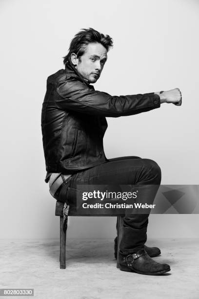 Actor Justin Chatwin photographed on March 15 in Los Angeles, California.