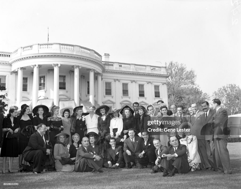 Hollywood Victory Caravan at the White House