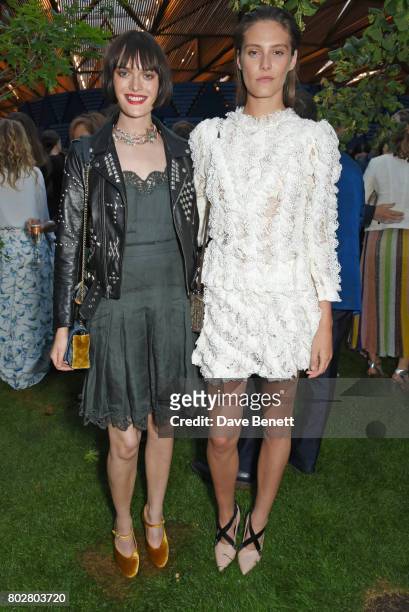 Sam Rollinson and Charlotte Wiggins attend The Serpentine Galleries Summer Party co-hosted by Chanel at The Serpentine Gallery on June 28, 2017 in...