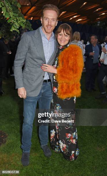 Damian Lewis and Helen McCrory attend The Serpentine Galleries Summer Party co-hosted by Chanel at The Serpentine Gallery on June 28, 2017 in London,...