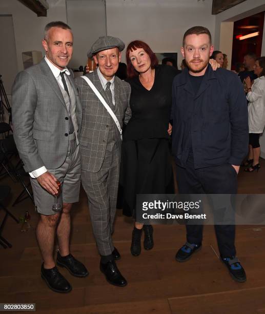 Thom Browne, Stephen Jones, Trino Verkade and Craig Green attend The Art Of Curating Fashion with Andrew Bolton presented by Sarabande: The Lee...